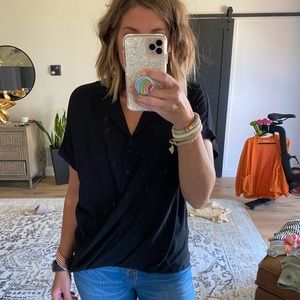 LUSH black button up NWT - MEDIUM